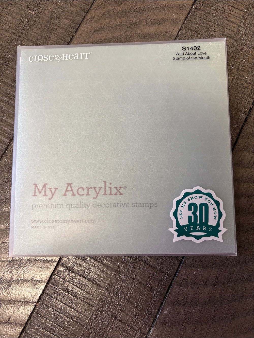 Close to My Heart My Acrylix Clear Stamp Set - Wild About Love - Foxes